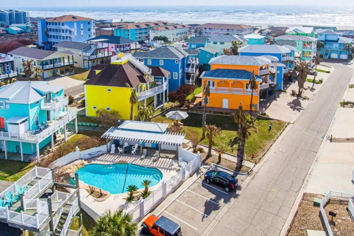 6Bdrm Beach Home - Oceanviews - Recently Renovated - Shared Pool & Hottub Port Aransas Bagian luar foto